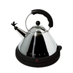 Alessi Elektrischer Wasserkocher 1,5 L, Schwarz