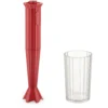 Alessi Plissé Stabmixer, Rot