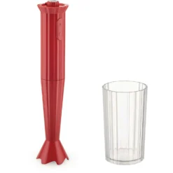 Alessi Plissé Stabmixer, Rot