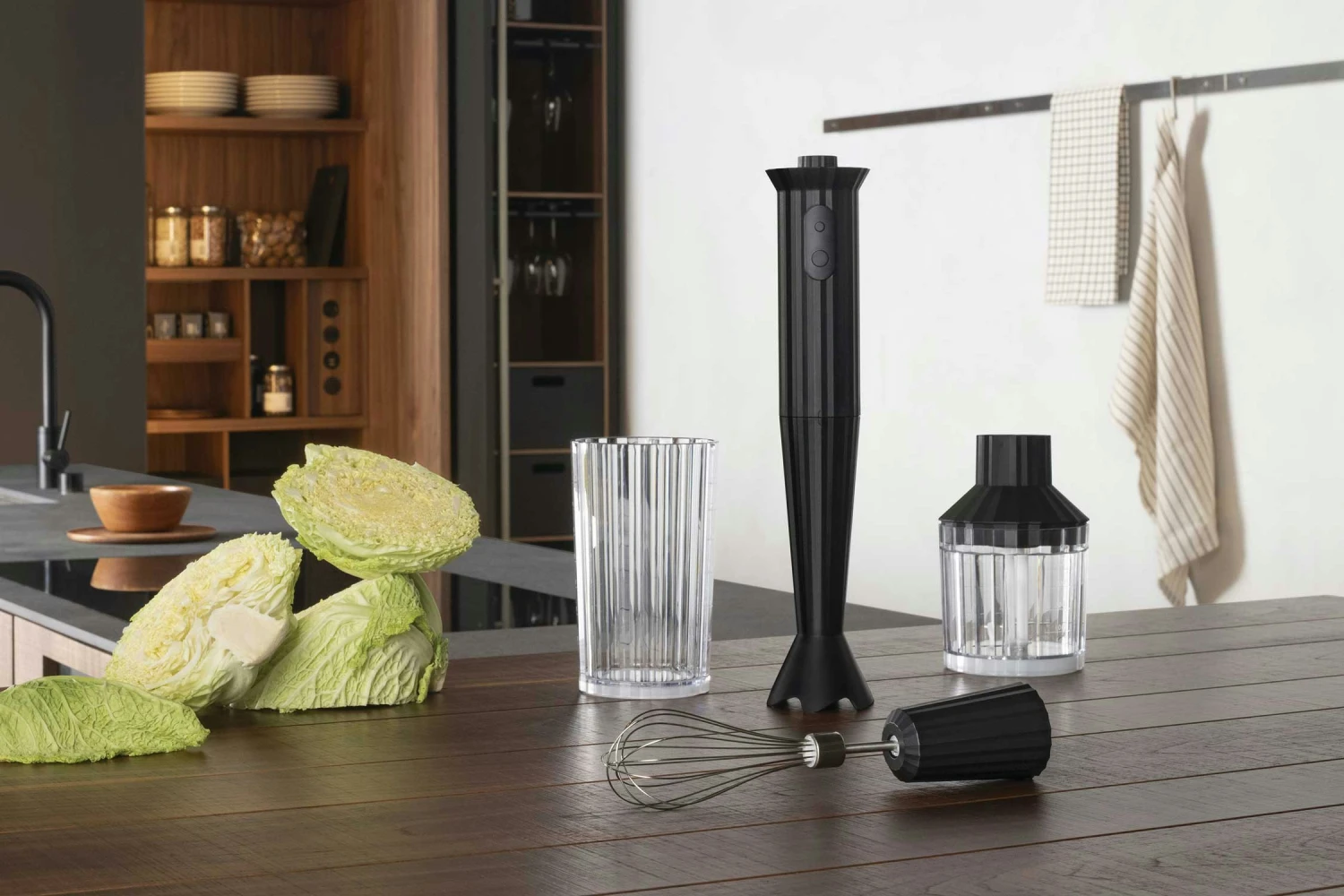 Alessi Plissé Mixer, Schwarz 2 Alessi Plissé Mixer, Schwarz – Bild 2