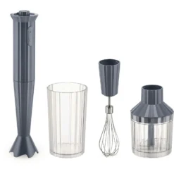 Alessi Plissé Stabmixer, Grau