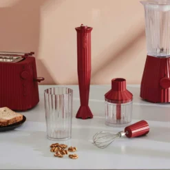 Alessi Plissé Toaster, Rot -Koch Geheimnis Verkaufsgeschäft alessi plisse toaster b 7