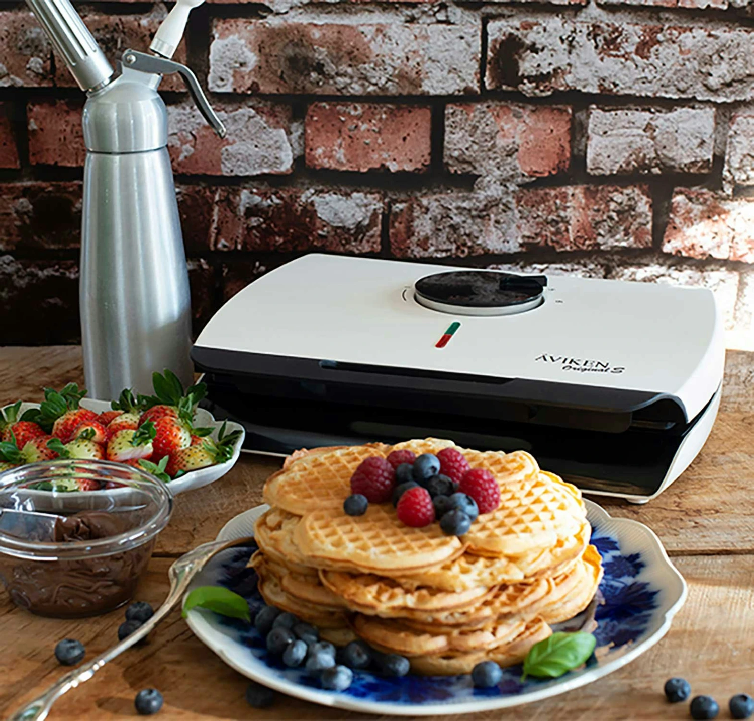 Ding Dong Original Waffeleisen Doppelt 3 Ding Dong Original Waffeleisen Doppelt – Bild 3