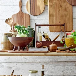 Bloomingville Rani Dose Mit Deckel 25x12 Cm, Grün 5 Bloomingville Rani Dose Mit Deckel 25x12 Cm, Grün -Koch Geheimnis Verkaufsgeschäft bloomingville rani jar w lid yellow stoneware 1 1