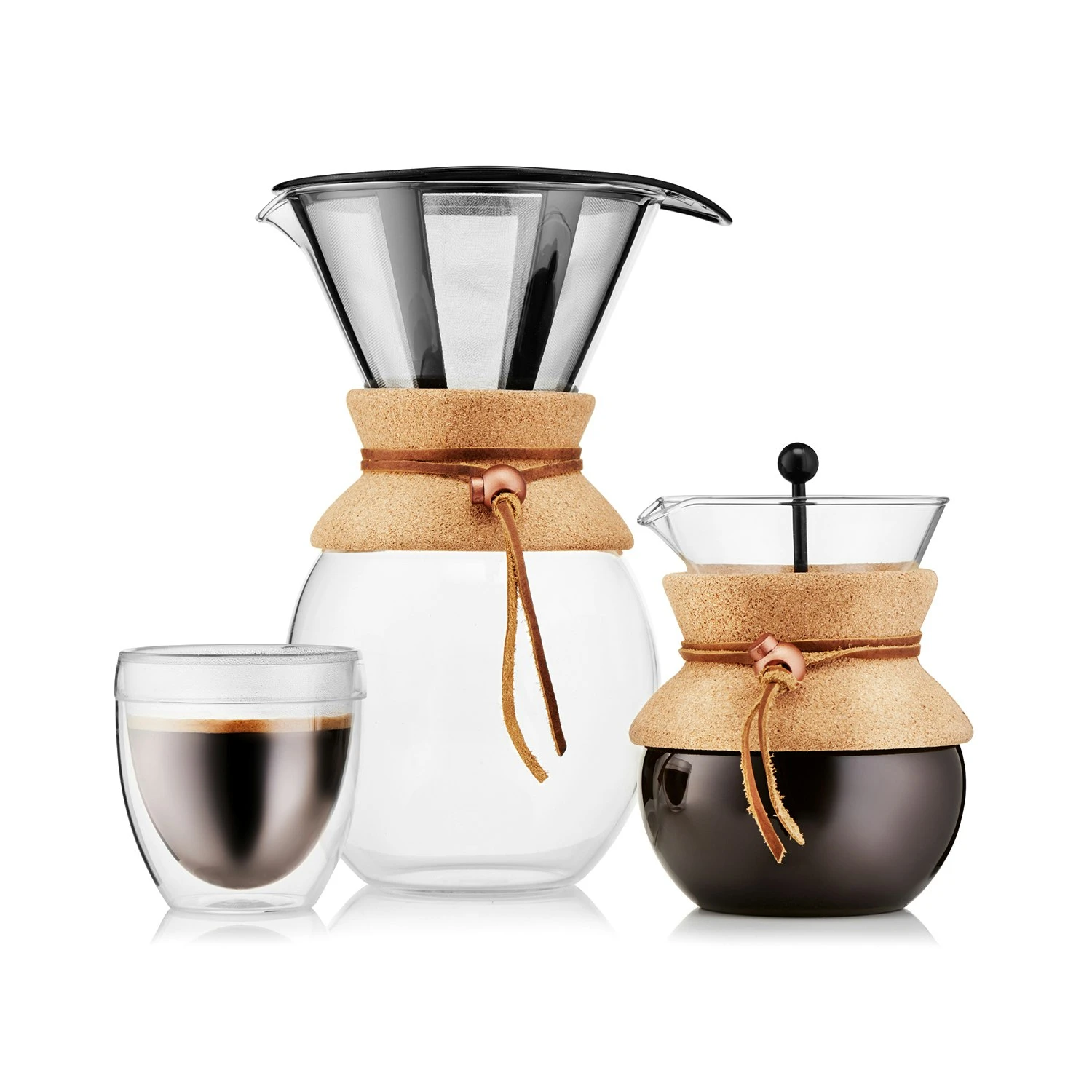 Bodum POUR OVER Kaffeebereiter 1 L, Kork 2 Bodum POUR OVER Kaffeebereiter 1 L, Kork – Bild 2