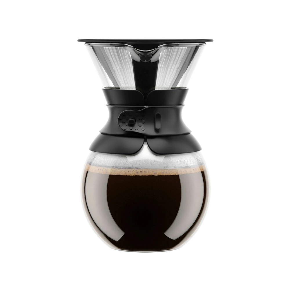 Bodum POUR OVER Kaffeebereiter 1 L, Schwarz 1 Bodum POUR OVER Kaffeebereiter 1 L, Schwarz