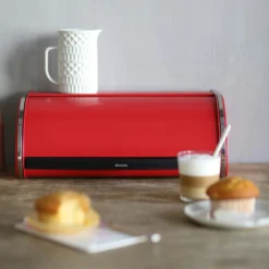 Brabantia Roll Topp Brotbox, Passion Red -Koch Geheimnis Verkaufsgeschäft brabantia roll topp brotbox weiss 12