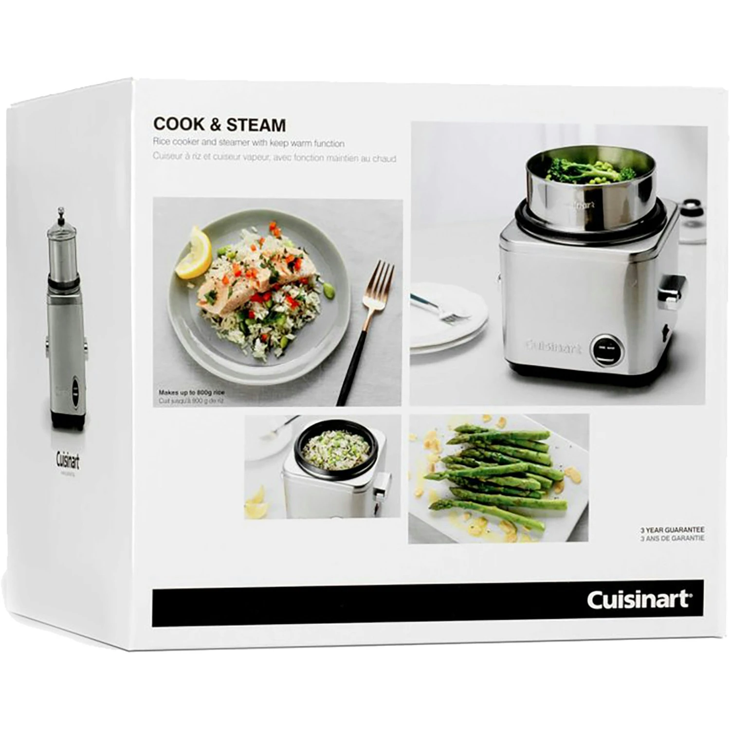 Cuisinart Reiskocher, Stahlgrau/ 1,4 L 2 Cuisinart Reiskocher, Stahlgrau/ 1,4 L – Bild 2