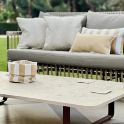 Wide Stripe Brotkorb 19x20 Cm, Beige -Koch Geheimnis Verkaufsgeschäft diyti wide stripe bread basket 19x20 cm 7