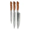 Dorre Akira Set Of 3 Knives, Brown