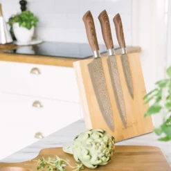 Dorre Akira Set Of 3 Knives, Brown -Koch Geheimnis Verkaufsgeschäft dorre akira set of 3 knives brown 2