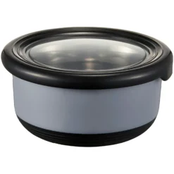 Dorre Fay Aufbewahrungsbehälter 3-er Set -Koch Geheimnis Verkaufsgeschäft dorre fay storage boxes 3pcs black stainless steel 3