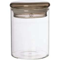 Ernst Vorratsglas Transparent / Kastanienbraun, 125 Mm