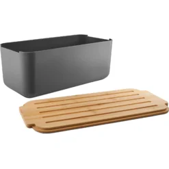 Eva Solo Brotkorb, Schwarz, Elephant Grey -Koch Geheimnis Verkaufsgeschäft eva solo brotkorb mit deckel 6