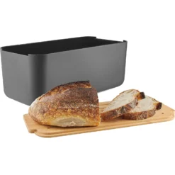 Eva Solo Brotkorb, Schwarz, Elephant Grey -Koch Geheimnis Verkaufsgeschäft eva solo brotkorb mit deckel 7