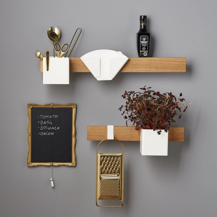 GEJST Flex Filterhalter Für Magnetisches Regal, Weiß 2 GEJST Flex Filterhalter Für Magnetisches Regal, Weiß – Bild 2