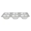 Heirol Backform Eloxiert Aluminium 6 Portionen