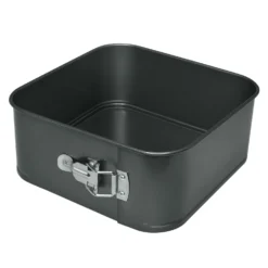 Heirol High Top Springform Quadratisch Boden 24x24x10 Cm, Schwarz