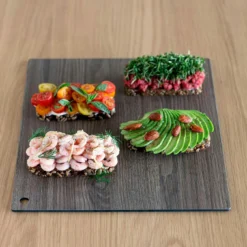 LIND DNA Cut&Serve Square Schneidebrett L, Walnuss -Koch Geheimnis Verkaufsgeschäft lind dna cutserve square schneidebrett l walnuss 3