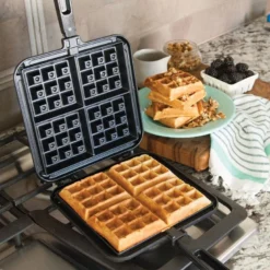 Nordic Ware Original Belgisches Waffeleisen Für Kochplatte, Schwarz -Koch Geheimnis Verkaufsgeschäft nordic ware original belgisches waffeleisen fur kochplatte schwarz 2