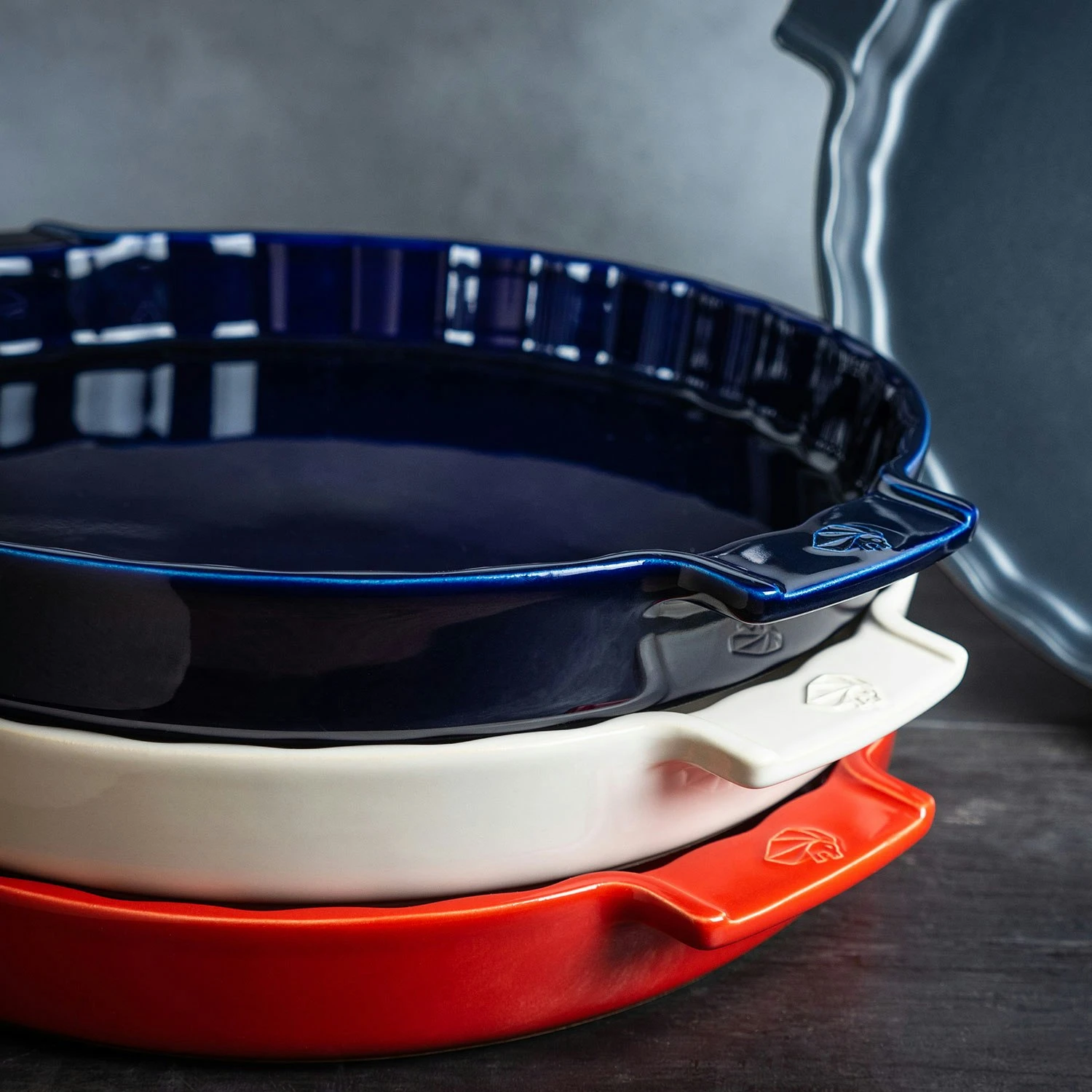 Peugeot Appolia Pastetenform 30 Cm, Blau 3 Peugeot Appolia Pastetenform 30 Cm, Blau – Bild 3