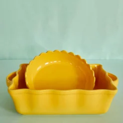 Rice Pastetenform 33 Cm, Gelb -Koch Geheimnis Verkaufsgeschäft rice pie dish 33 cm 4