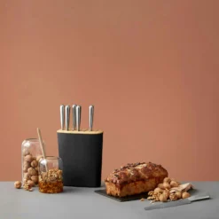 RIG TIG Block-It Knife Block, Black -Koch Geheimnis Verkaufsgeschäft rig tig by stelton block it knife block 3