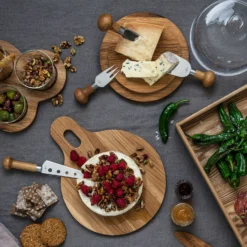 Sagaform Oval Oak Käsemesser -Koch Geheimnis Verkaufsgeschäft sagaform oval oak kasemesser 2