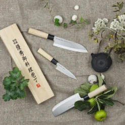 Satake Houcho Knife Set - 3 Knives -Koch Geheimnis Verkaufsgeschäft satake houcho knife set 3 knives 2