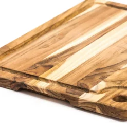 Schneidebrett Mit Kerbe, 46x30,5 Cm -Koch Geheimnis Verkaufsgeschäft teakhaus edge grain marine collection boards cornerhole 7