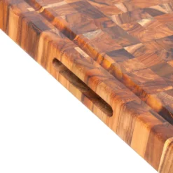 Schneidebrett, 46x61 Cm -Koch Geheimnis Verkaufsgeschäft teakhaus end grain butcher blocks handgripjuicecanal 11