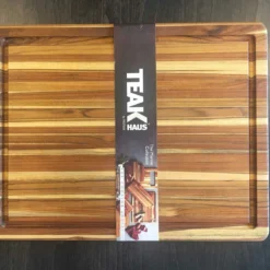 Marine Schneidebrett Wendbar 35x45 Cm -Koch Geheimnis Verkaufsgeschäft teakhaus fsc certified teak reversablecarvingboard large 2