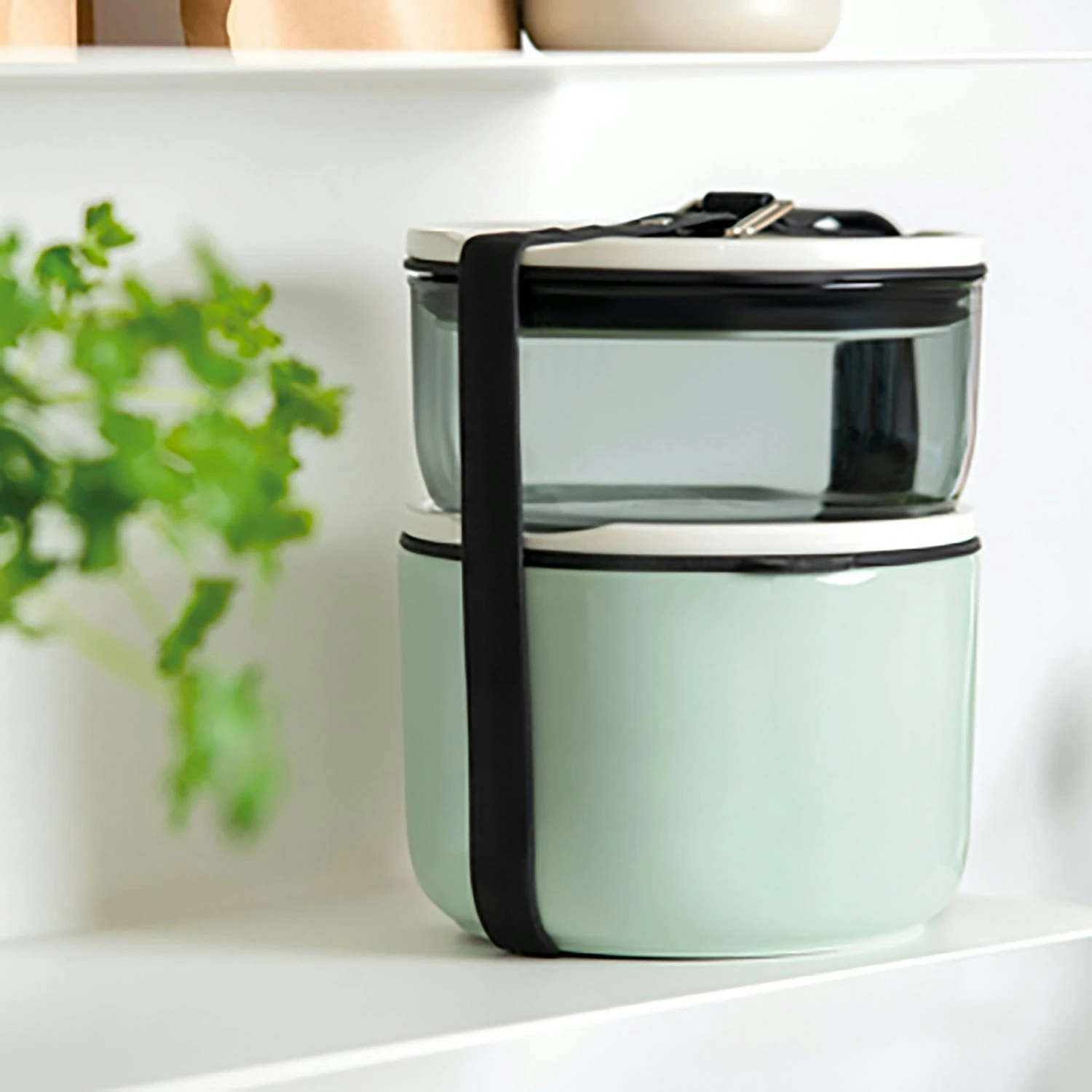 Villeroy & Boch ToGo&ToStay Brotdose Grün, 13x9,5 Cm 4 Villeroy & Boch ToGo&ToStay Brotdose Grün, 13x9,5 Cm – Bild 4