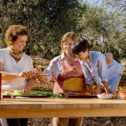 Wüsthof Amici Messerblock Mit Fünf Messern -Koch Geheimnis Verkaufsgeschäft wusthof amici knife block with 5 knives olive wood leather 3
