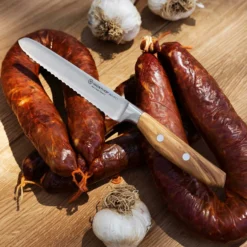 Wüsthof Amici Gezahntes Messer 14 Cm -Koch Geheimnis Verkaufsgeschäft wusthof amici small toothed knife 14 cm olive wood 2