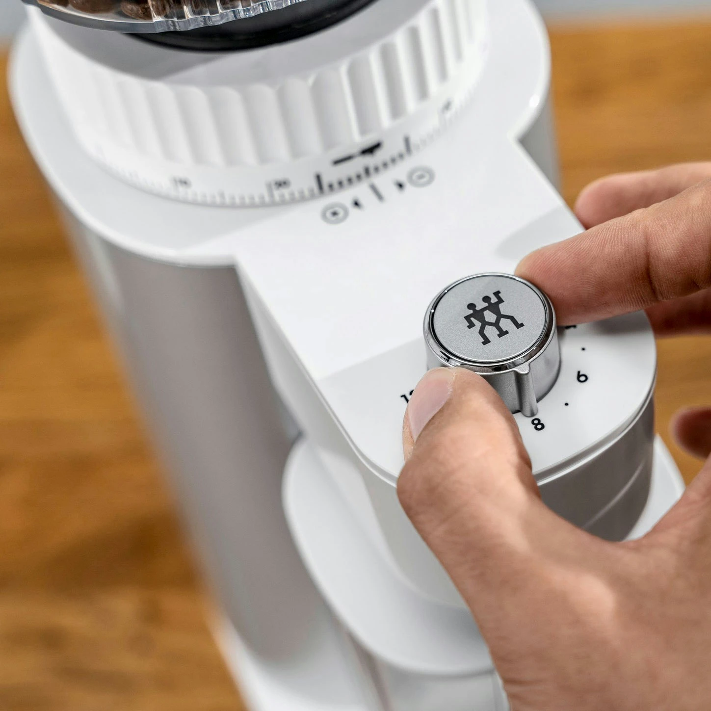 Zwilling Enfinigy Kaffeemühle, Silber 3 Zwilling Enfinigy Kaffeemühle, Silber – Bild 3