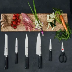 Zwilling Four Star Messerblock Selbstschleifend, 7 Teile -Koch Geheimnis Verkaufsgeschäft zwilling four star 4