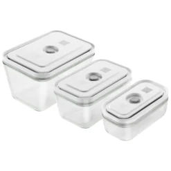 Zwilling Fresh & Save Set Mit Behälter 3 Teile, Borosilikatglas