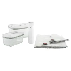 Zwilling Fresh & Save Starter-Kit Mit Vakuumpumpe / Taschen / Behälter Aus Glas, 7 Teile