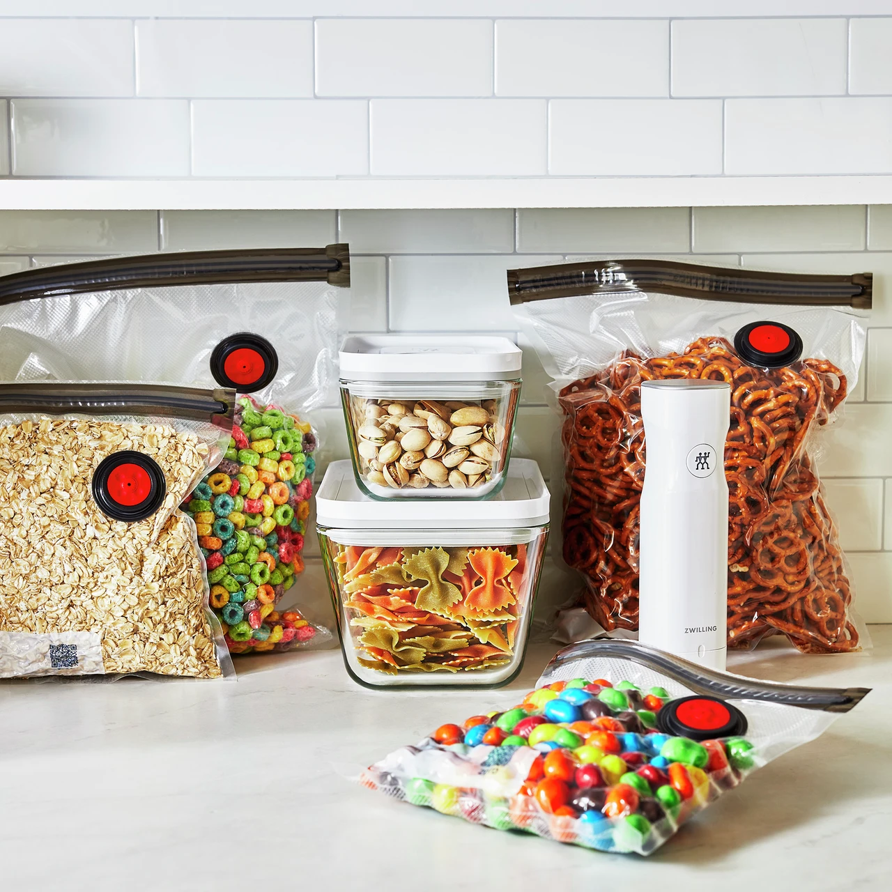Zwilling Fresh & Save Starter-Kit Mit Vakuumpumpe / Taschen / Behälter Aus Glas, 7 Teile 5 Zwilling Fresh & Save Starter-Kit Mit Vakuumpumpe / Taschen / Behälter Aus Glas, 7 Teile – Bild 5