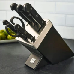 Zwilling Gourmet Messerblock Selbstschleifend, 7 Teile -Koch Geheimnis Verkaufsgeschäft zwilling gourmet 4